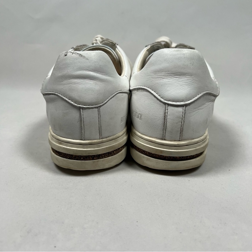 Birkenstock Sneakers Bend Low Women’s Size 10 White Leather Comfortable Shoes - Picture 5 of 12